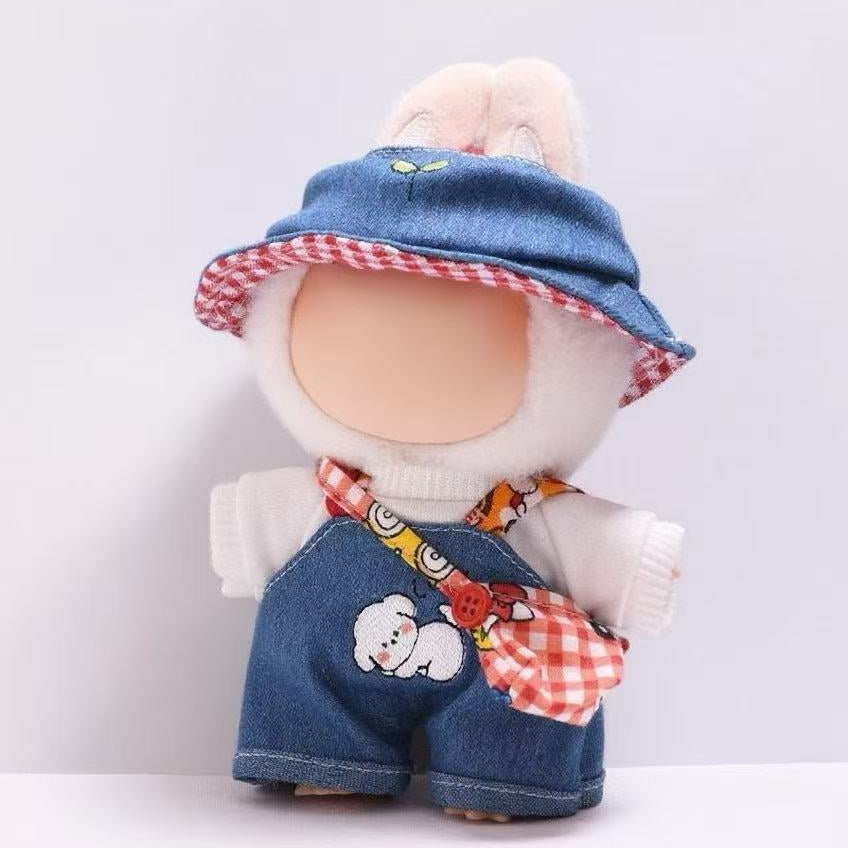 Labubu Fashion Dress - puppy denim suit