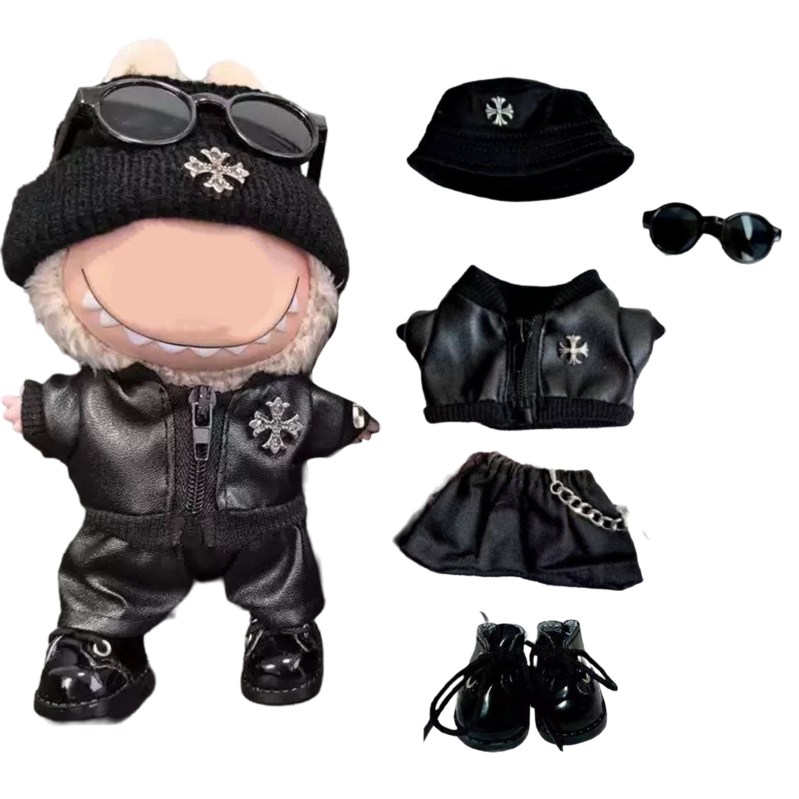 Labubu Fashion Dress - Motorcycle Boy