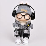 Labubu Fashion Dress -  hip hop photographer（Battery-powered toy camera）