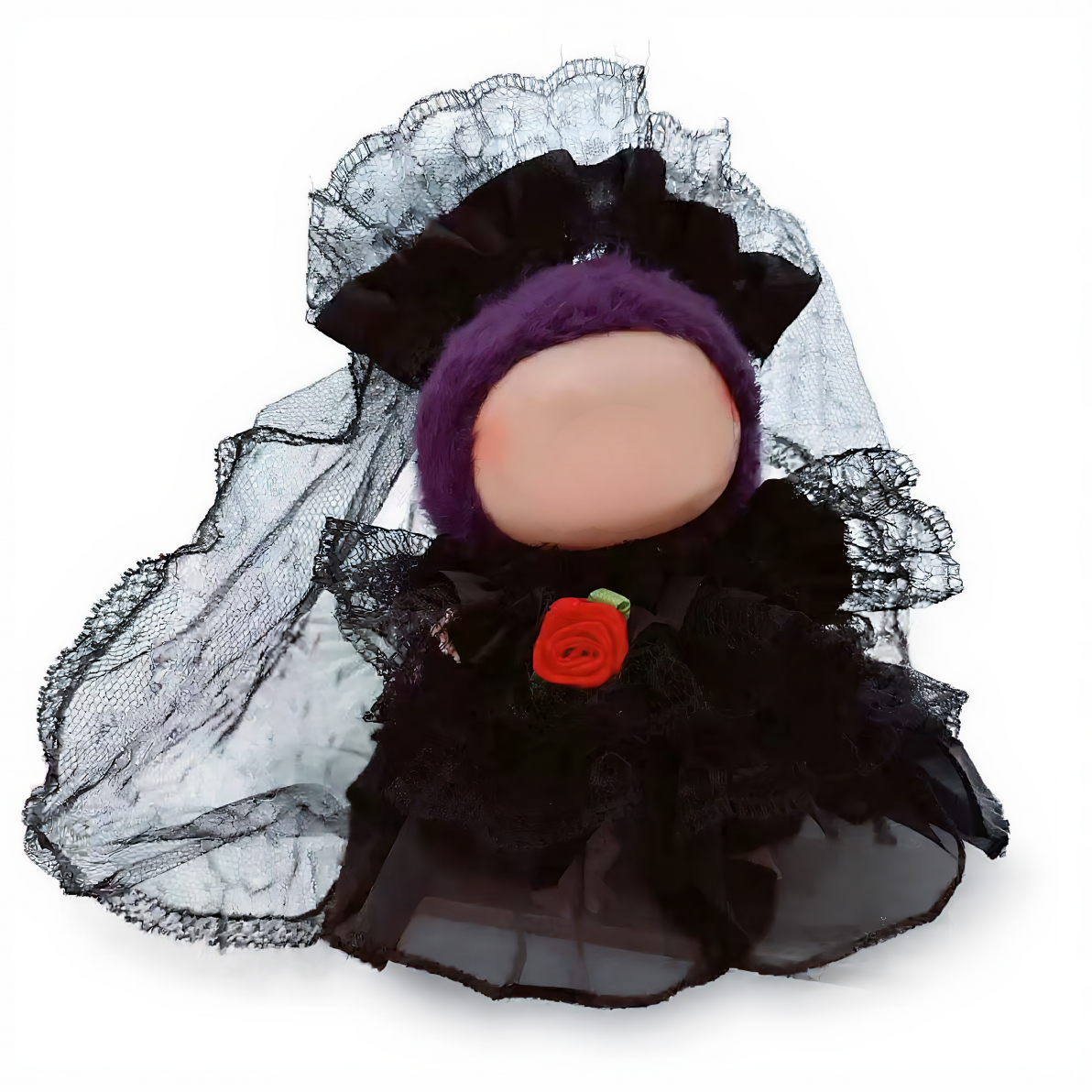 Labubu Fashion Dress -black wedding