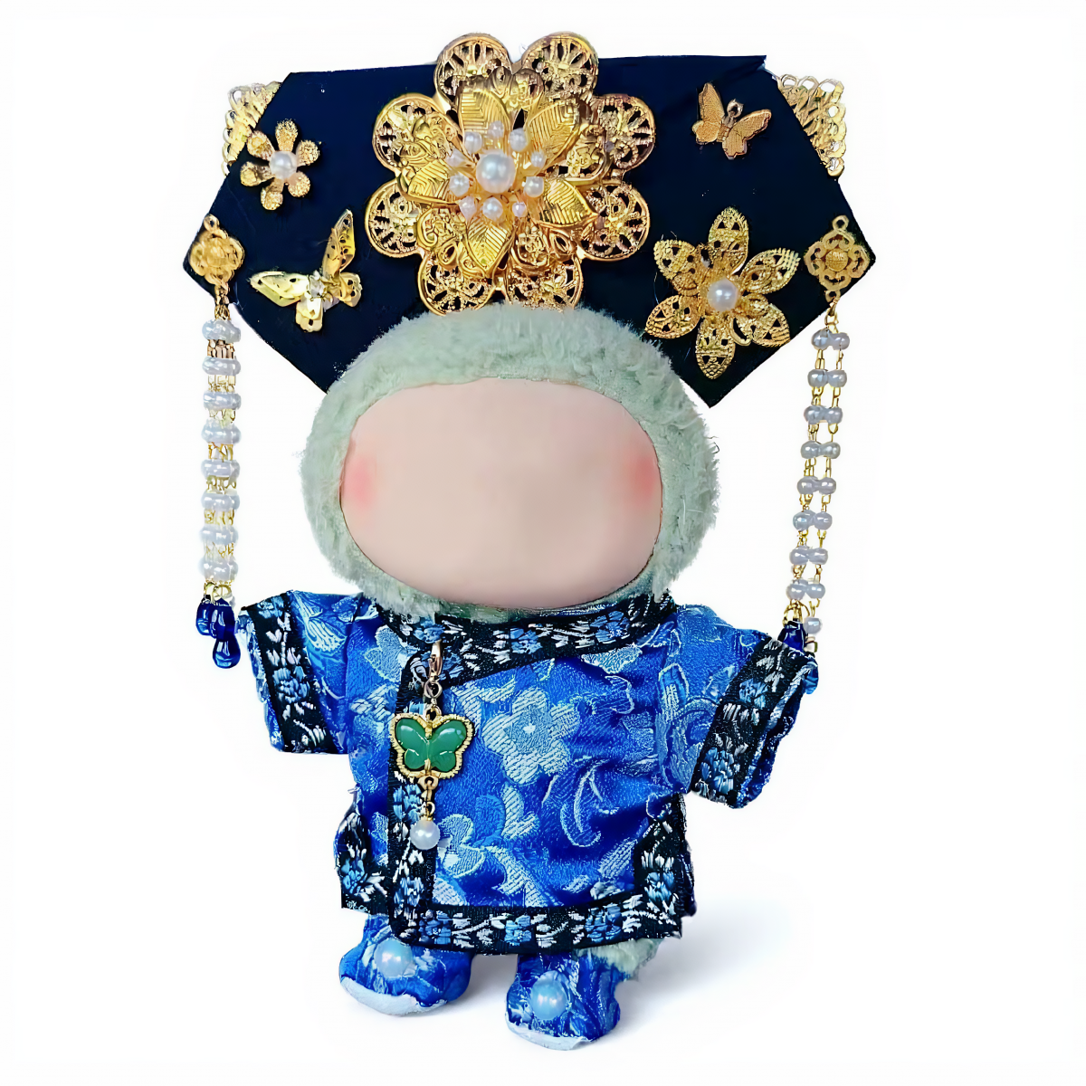 Labubu Fashion Dress - Chinese traditional princess（ blue)