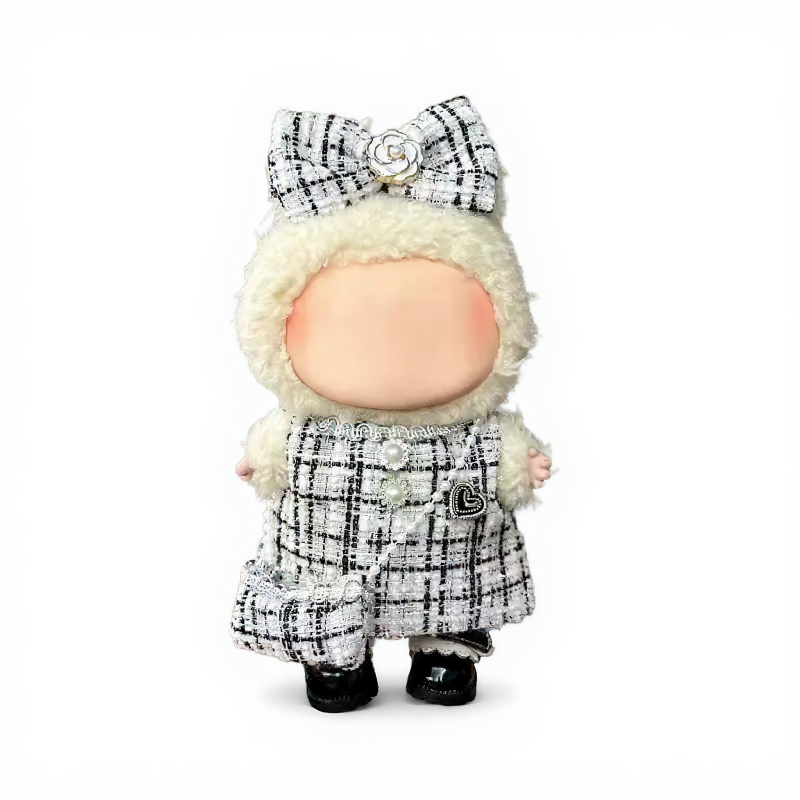 Labubu Fashion Dress - plaid lady