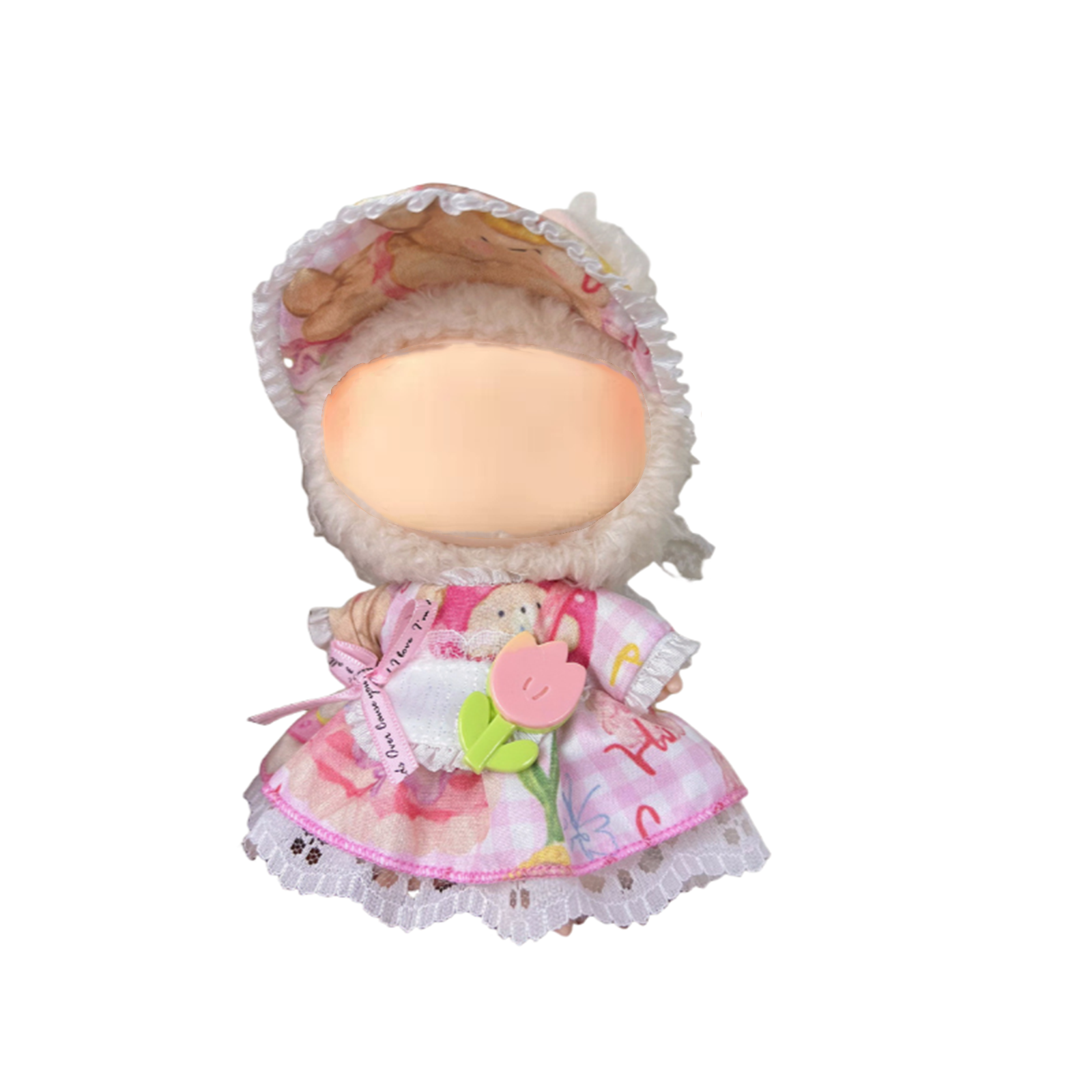 Labubu Fashion Dress - The Girl Picking Flowers