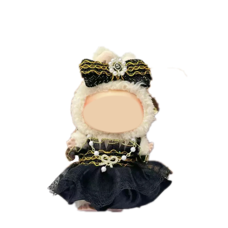 Labubu Fashion Dress -Black Gold Fragrance Set