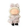 Labubu Fashion Dress -  pink plaid lady