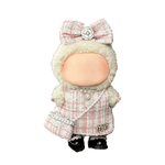 Labubu Fashion Dress -  pink plaid lady