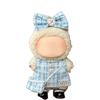 Labubu Fashion Dress -  blue plaid lady