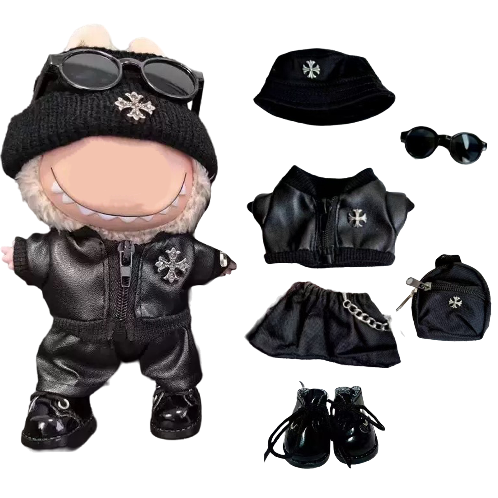 Labubu Fashion Dress - Motorcycle Boy