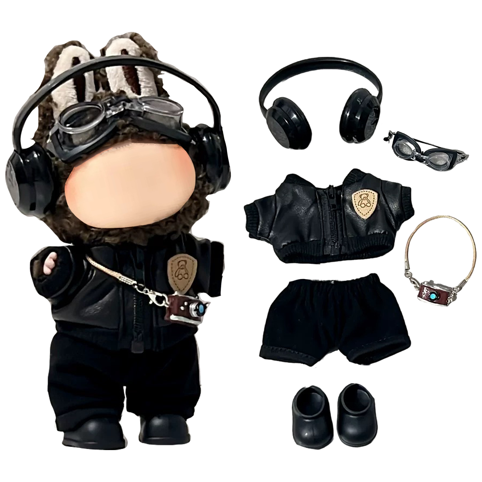 Labubu Fashion Dress - All Black Ootd