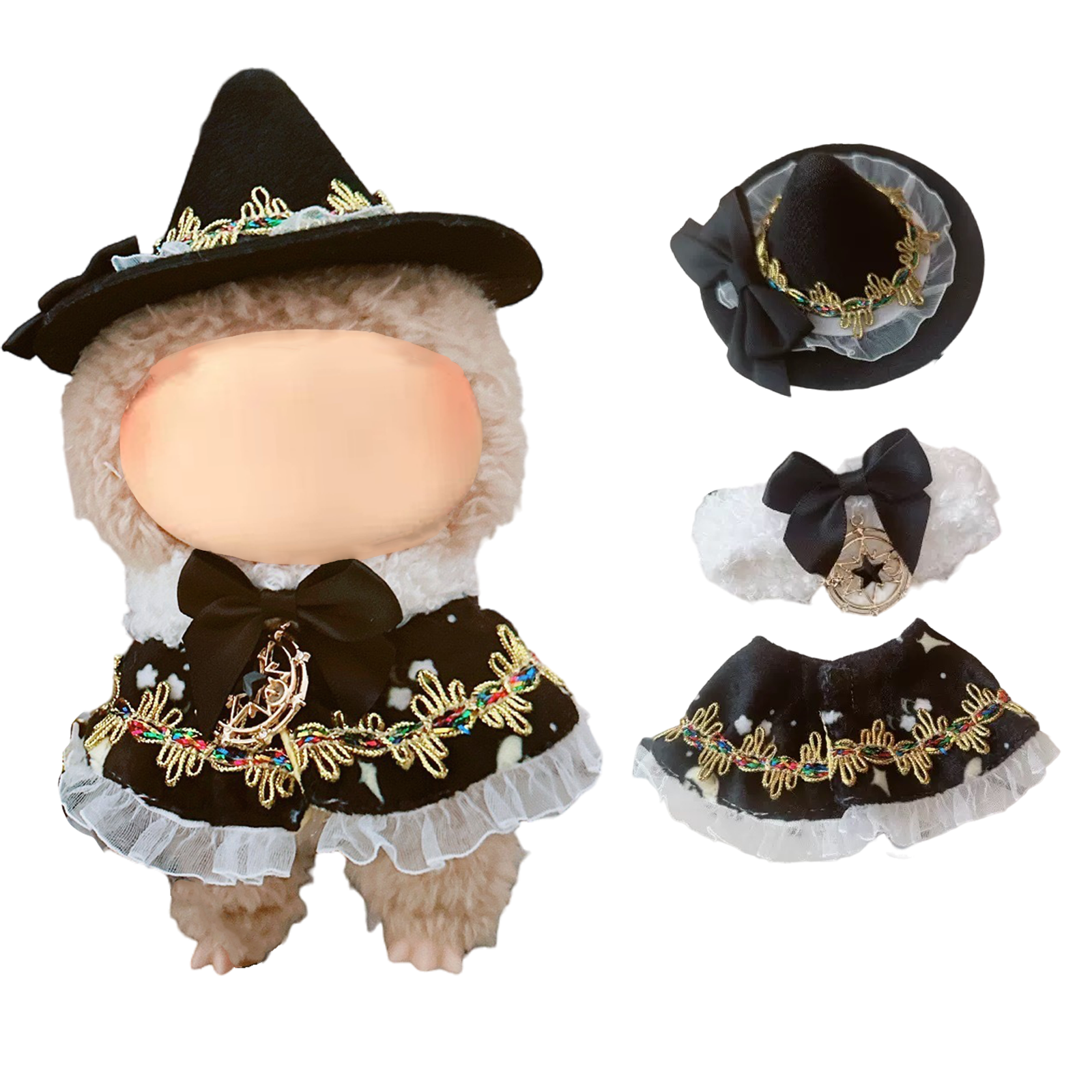Labubu Fashion Dress -Cute Witch