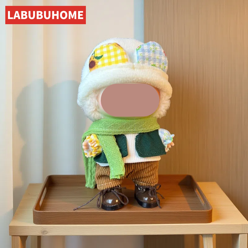 Labubu Fashion Dress - green mood