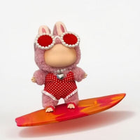 Labubu Fashion Dress - Surf Beach Vacation（Red)