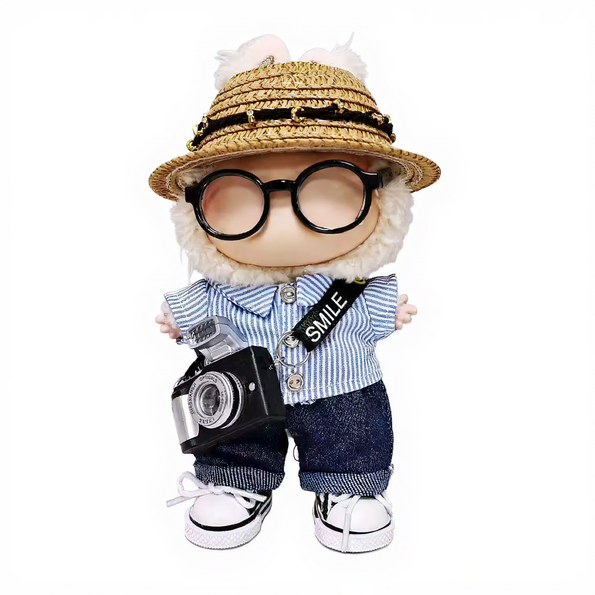 Labubu Fashion Dress -  Straw Hat Photographer